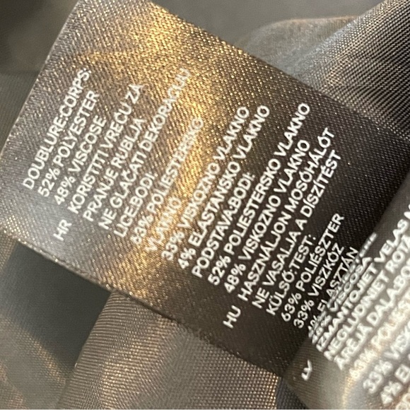 H&M SKIRT/BEADED ACCENTS IN GOLD,AMBER AND BLACK - Picture 8 of 9